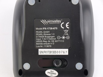 Беспроводной телефон Simvalley DECT FNT-1088. БТ