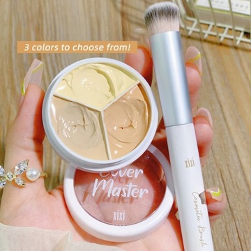 3-цветная палитра консилеров Foundation Cream Fu