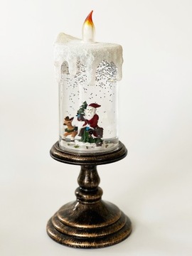 РОЖДЕСТВЕНСКАЯ ЛАМПА, СВЕЧА СВЕТОДИОДНАЯ, РЫБЫ САНТА