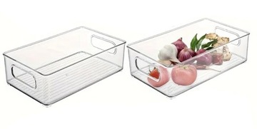 Plastikowy pojemnik organizer do lodówki 26x15x7cm