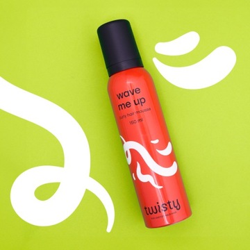 _TWISTY_Wave Me Up Curly Hair Mousse мусс для вьющихся волос 150мл