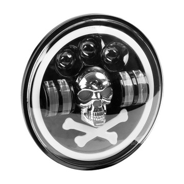 AMIO Lampa robocza LED SKULL CZASZKA dodatkowa ozdobna AWL57 AMIO-03695