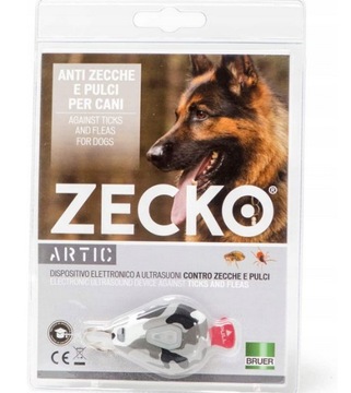 ZECKO DOG Artic elektroniczny odstraszacz kleszczy pcheł dla psów