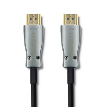 Кабель Qoltec HDMI v.2.0 A «папа» / «папа» / AOC / 20 м