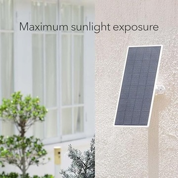 Panel słoneczny do Google Nest Cam 2,5W 5V Panel Solarny Wasserstein