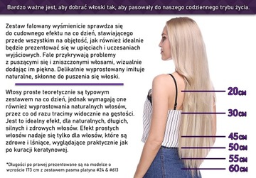 Наращивание волос на клипсах 55 см золотистый блондин