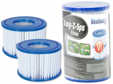2 фильтра для бассейна с джакузи Lay-Z-SPA Фильтрующие вставки Bestway 60311