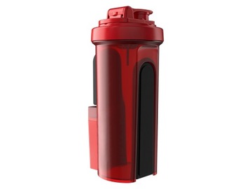 Bidon butelka z uchwytem trening fitnes Crivit 800 ml czerwienie
