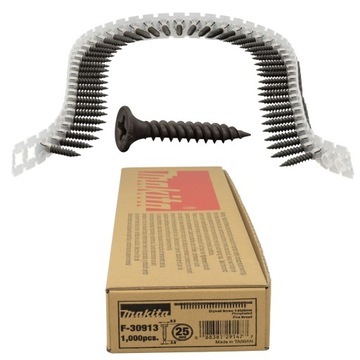 WKRĘTY TAŚMA Z WKRĘTAMI DO METALU 3,9x25MM MAKITA