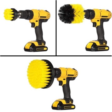 SZCZOTKI SPRZĄTAJĄCE NA WIERTARKĘ WKRĘTARKĘ PADY