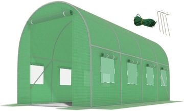 TUNEL FOLIOWY 9m2 OGRODOWY SZKLARNIA 4,5x2m UV-4