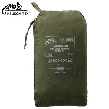 ПРОЗРАЧНАЯ КУРТКА TRAMONTANE WINDPACK HELIKON PL WOODLAND XL