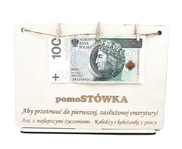 pomostówka EMERYTA, PREZENT przejście na emeryturę