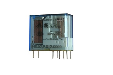РЕЛЕ 12 В постоянного тока 2x8A FINDER 40.52.9.012.0000