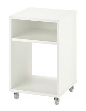 IKEA VIHALS | Stolik nocny biały | 37x37 cm