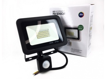 Halogen SLIM sensor 30W BIAŁA ZIMNA