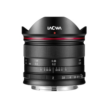 Obiektyw Laowa C-Dreamer Lightweight 7,5 mm f/2,0 do Micro 4/3 - czarny
