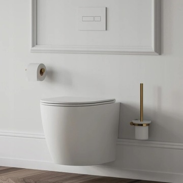 УНИТАЗНЫЙ УНИТАЗ OMNIRES OTTAWA 49X36,5 СМ С МЕДЛЕННО ЗАКРЫВАЮЩИМСЯ СИДЕНЬЕМ OTTAWAMWBP