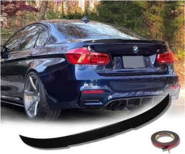 BMW F30 2012-2019 СПОЙЛЕР M4 LOOK ЗАДНИЕ ЗАДНИЕ ДВЕРИ СПОЙЛЕР ЭЛЕРОН ЧЕРНЫЙ