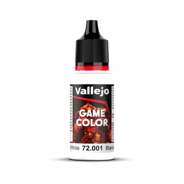 Farba Vallejo 72.001 Dead White 18ml Game Color