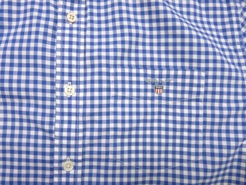 109 # GANT # GINGHAM MĘSKA KOSZULA REGULAR FIT M