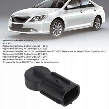 Датчик расхода переменного тока FSTSB19C 3-контактный, черный
