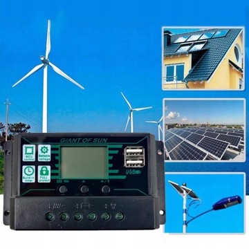 MPPT 20A 12V/24V/5 Панельный регулятор с двумя портами