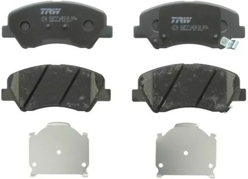 TRW KLOCKI HAMULCOWE PRZÓD GDB3548