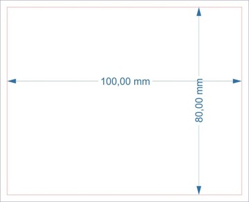 Лоток для перемещения 100 х 80 мм, лотки ХДФ/МДФ 80х100 мм, 2 шт.