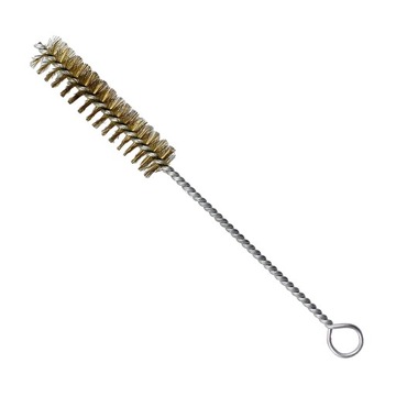Szczotka do czyszczenia rur z włosia mosiężnego Elastyczna szczotka metalowa druciana do 25 cm x 2,5 cm