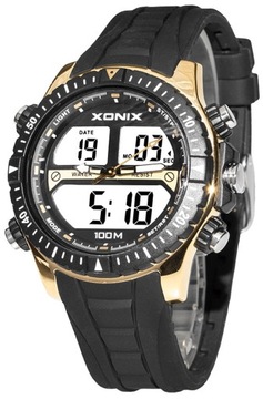Wielofunkcyjny Damski Zegarek XONIX WR100m Duży
