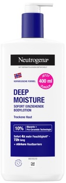 Neutrogena Deep Moisture Odżywczy balsam do ciała 10% gliceryny 400 ml DE