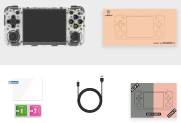 Портативная мобильная игровая консоль в стиле ретро Anbernic RG35XX H 64 ГБ IPS, белая