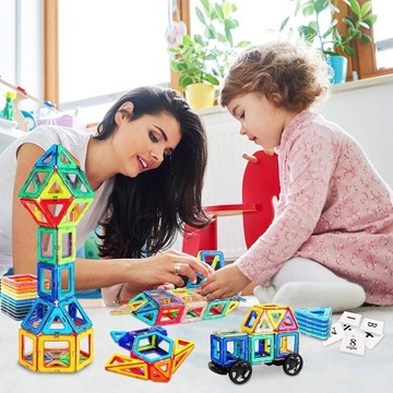 НАБОР БОЛЬШИХ МАГНИТНЫХ КОНСТРУКЦИОННЫХ БЛОКОВ 3D МАГНИТНАЯ ПЛИТКА ПАНЕЛИ 104x