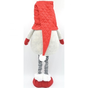 БОЛЬШОЙ Гном НА ТЕЛЕСКОПИЧЕСКИХ НОЖКАХ, СТОЯЩИЙ РОЖДЕСТВЕНСКИЙ ГНОМ, УКРАШЕНИЕ САНТА ГНОКА