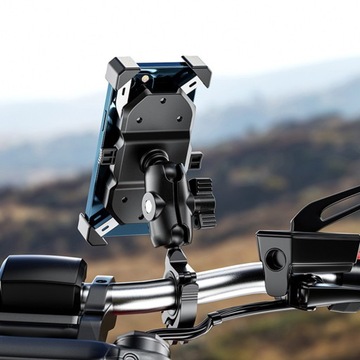 ДЕРЖАТЕЛЬ МОБИЛЬНОГО ТЕЛЕФОНА ПОДХОДИТ ДЛЯ МОТОЦИКЛОВ И ВЕЛОСИПЕДОВ