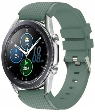 SZARO-ZIELONY Pasek do SAMSUNG GALAXY WATCH 3 45mm