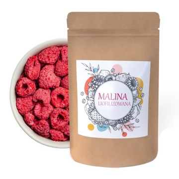 MALINA LIOFILIZOWANA100 g CAŁA BEZ KONSERWANTÓW