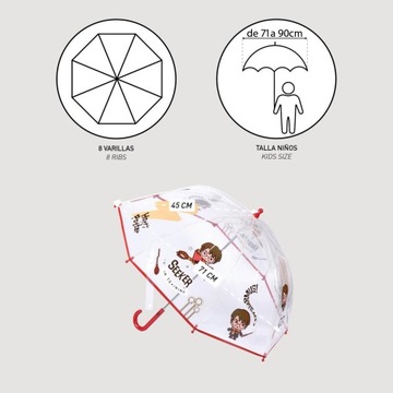 Parasol przeciwdeszczowy Harry Potter
