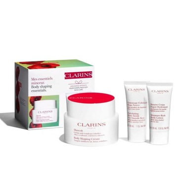 Clarins Masvelt Body Shaping Cream 200ml + Scrub 30ml + Balsam 30ml Zestaw