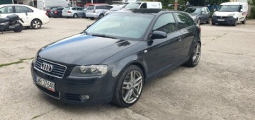 Audi A3 8P Hatchback 3d 2.0 TDI PD 140KM 2003 AUDI A3 Sportback 2.0 TDI 140 KM, skóra, klimatronic, alufelgi, elektryka