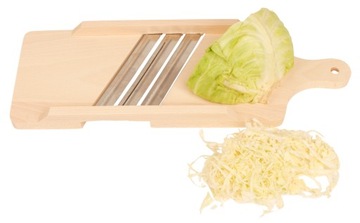 КАПУСТОСРЕЗКА С 3 ДЕРЕВЯННЫМИ НОЖАМИ