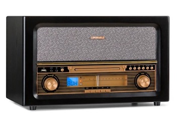 auna 10040055 radio stereo CD USB RETRO nagrywanie