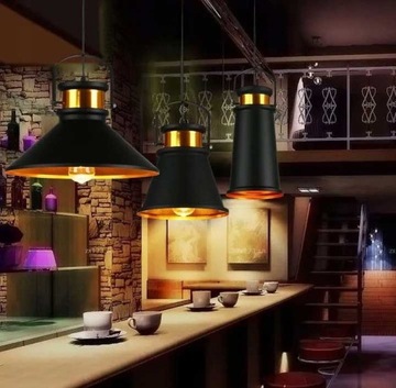 ПОДВЕСНОЙ СВЕТИЛЬНИК METAL LOFT ASTI A EDISON GOLD RETRO
