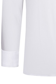 РУБАШКА МУЖСКАЯ, БЕЛАЯ, КЛАССИЧЕСКИЙ ЭЛЕГАНТНЫЙ ВОРОТНИК-СТОЙКА: M