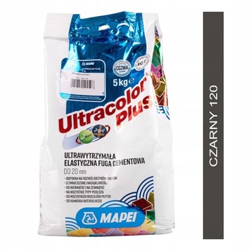 FUGA MAPEI Ultracolor 120 czarna 5kg