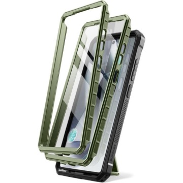 Pouzdro pancéřové Supcase pro Galaxy S25 Ultra, pouzdro s pouzdrem na opasek a opěrkou