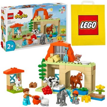 LEGO Duplo 10416 Farma ze zwierzętami gospodarskimi Rolnik Klocki od 2 lat
