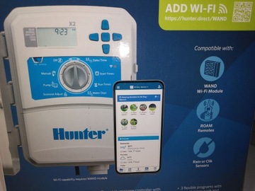 КОНТРОЛЛЕР X2-601E, 6 ВНЕШНИХ СЕКЦИЙ WIFI ОХОТНИК