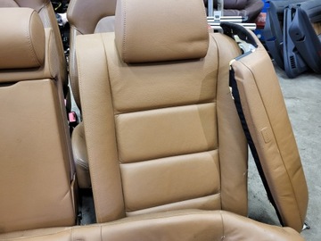 AUDI A6 C6 KOMBI SEDADLA KOMPLET LEVÝ PRAVÝ OHŘÍVAČ POHOVKA KOŽENÝ KŮŽE